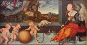 Lucas Cranach Melancholie Spain oil painting artist